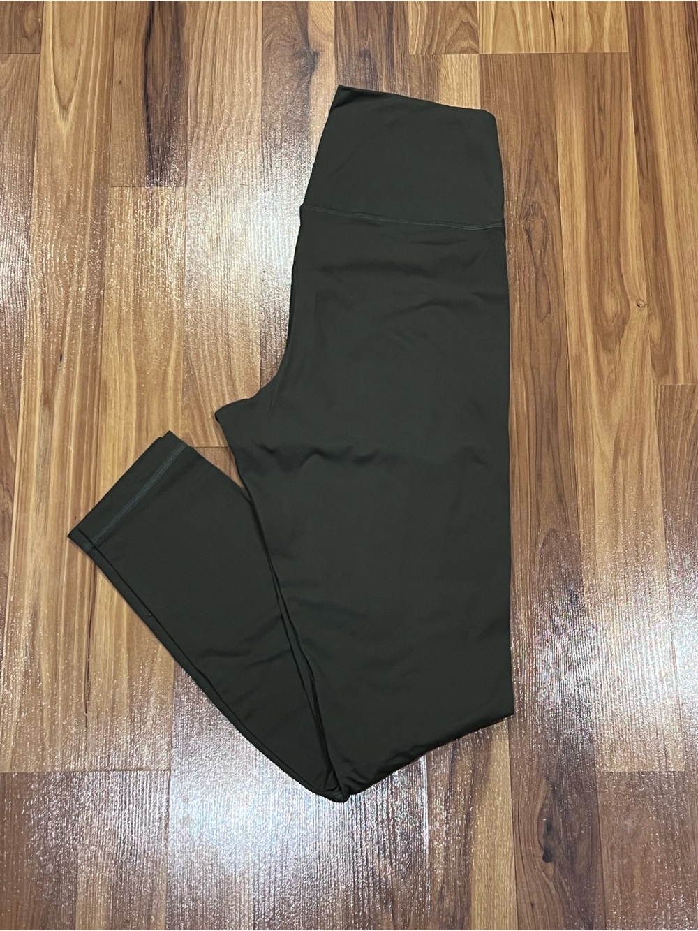 nuuds Olive Green women’s elevate Leggings - High Waist Stretch